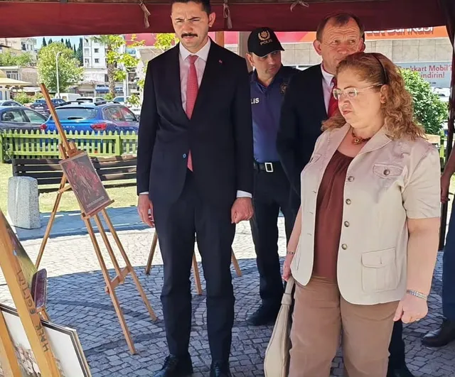 Germencik’te 15 Temmuz fotoğraf sergisi açıldı