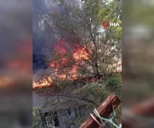 Hizan’da kereste atölyesi yangını: ev ve mezarlık zarar gördü