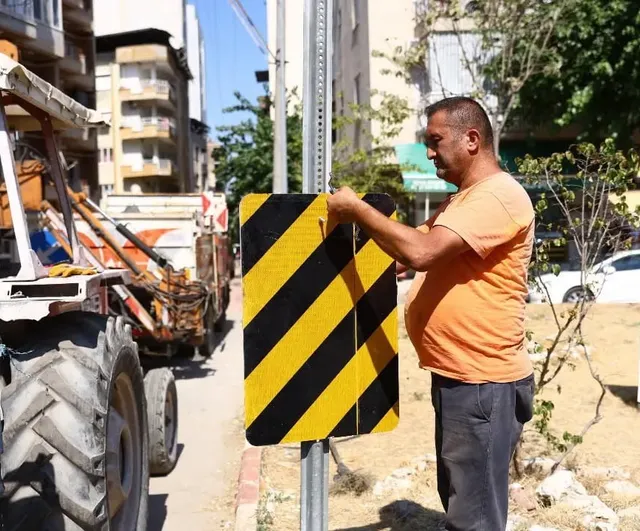 İncirliova’da trafik akış yönü değişti