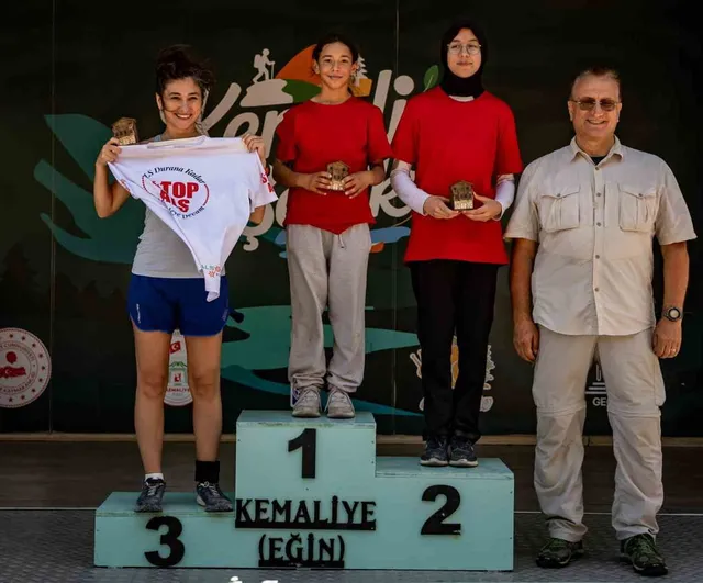 Kemaliye’de doğanın kalbinde koşu heyecanı başladı