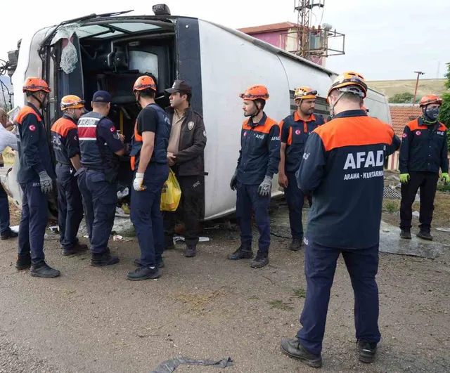 Kırıkkale’deki otobüs kazasında 1 kişi hayatını kaybetti