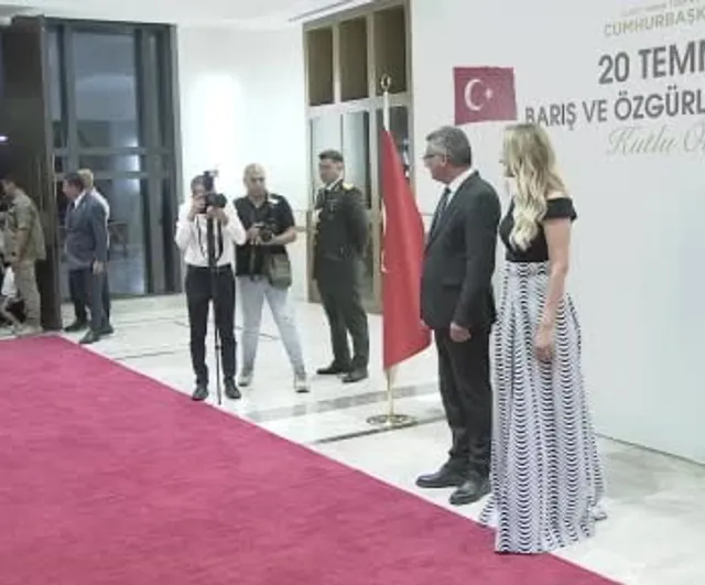 KKTC Cumhurbaşkanlığında 20 Temmuz Barış ve Özgürlük Bayramı resepsiyonu