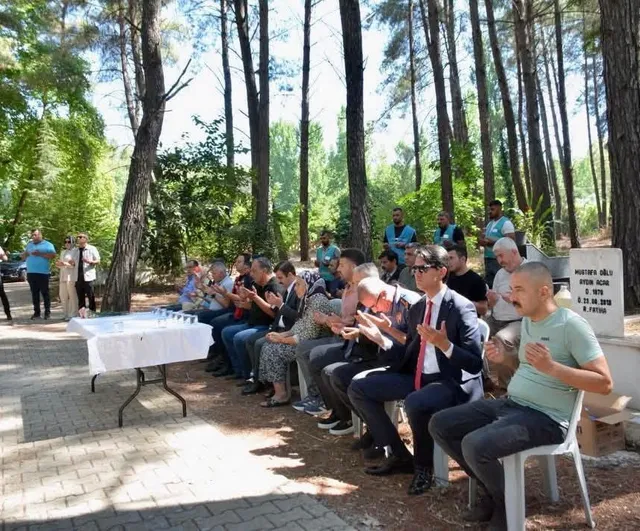 Köyceğiz'de şehitler için dua programı düzenlendi