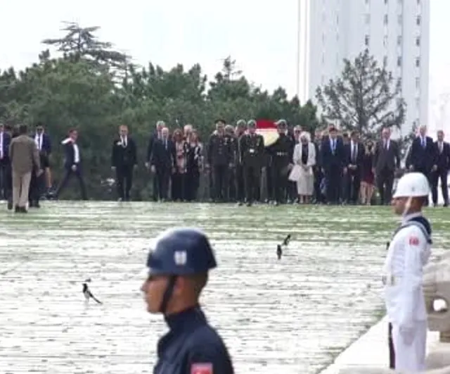 NATO heyeti Anıtkabir’i ziyaret etti