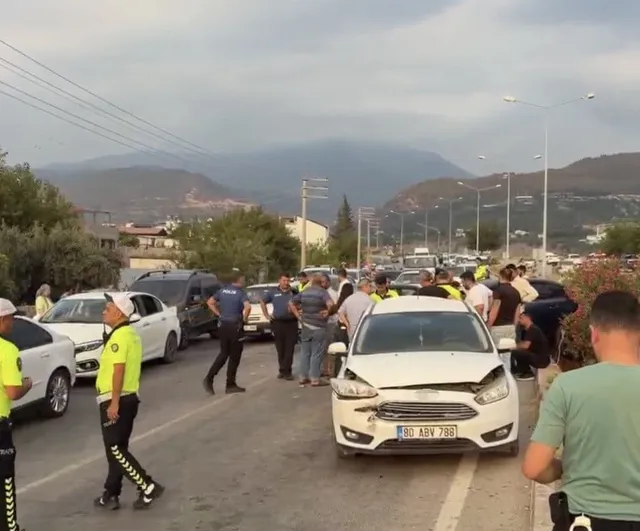 Osmaniye’de zincirleme trafik kazası: 2 yaralı