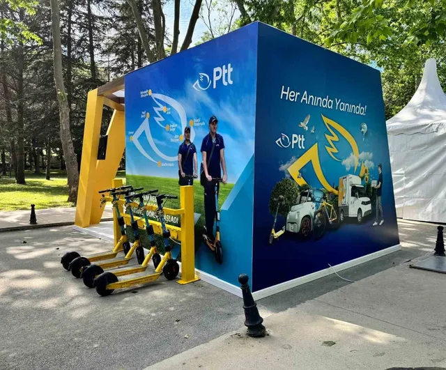 PTT'nin e-skuterleri 10,4 milyon kilometre yol yaptı