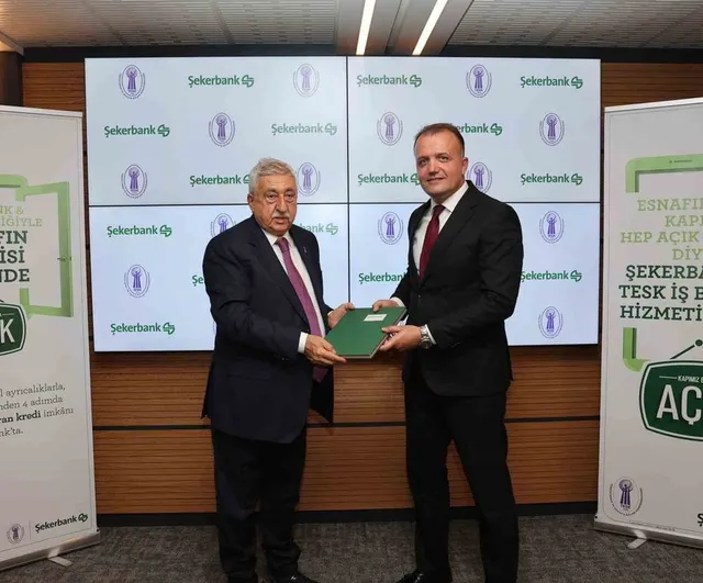 Şekerbank ile TESK'ten esnafa anında kefilsiz dijital finansman