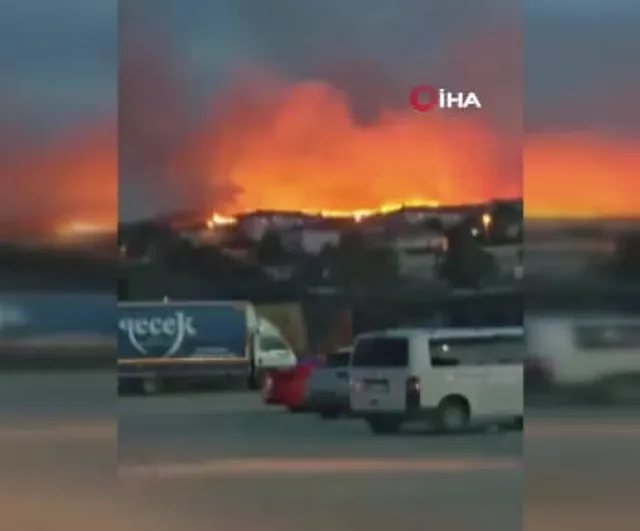 Sincan’da otluk alanda yangın