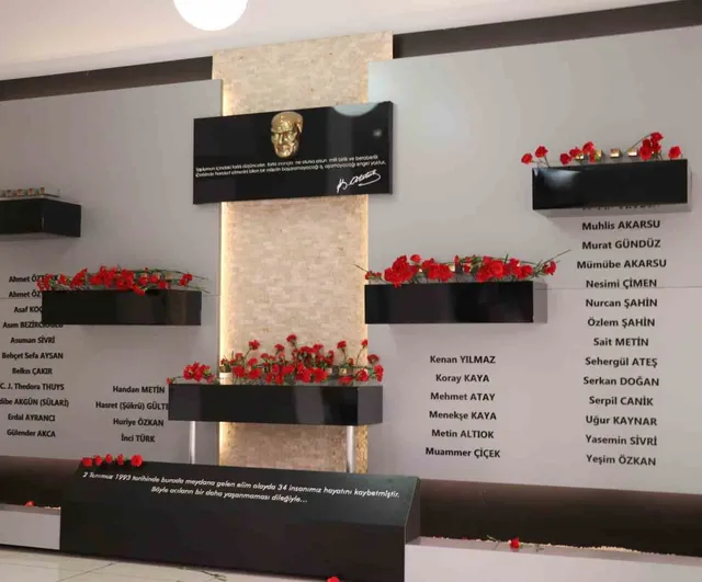 Sivas olaylarında hayatını kaybedenler anıldı