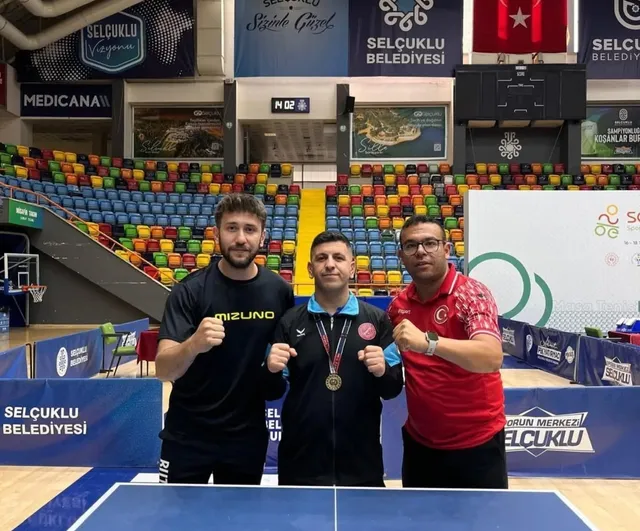 Sivaslı sporcu Garip Olcaş'tan ülke birinciliği