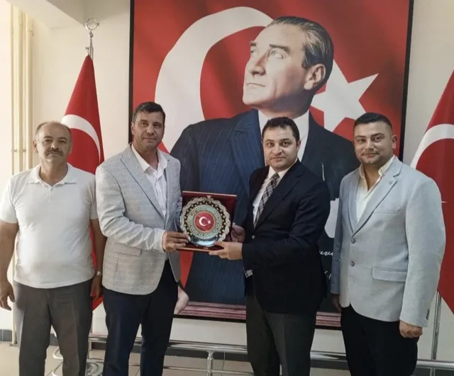 Sivrihisar esnaf odalarından kaymakam Temel’e anlamlı ziyaret