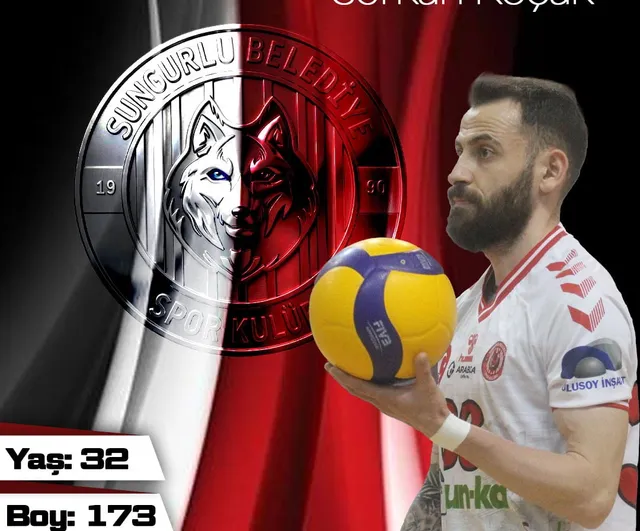 Sungurlu Belediyespor kadro istikrarını sürdürdü: libero Serkan Koçak yeniden takımda