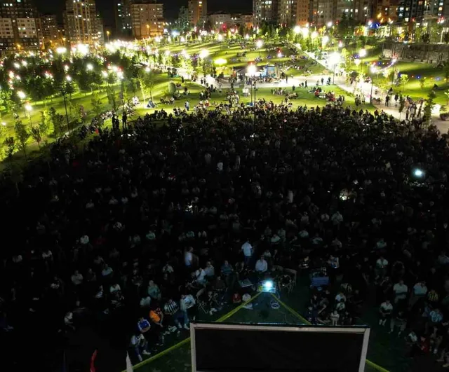 Talas'ta dünya kupası final heyecanı