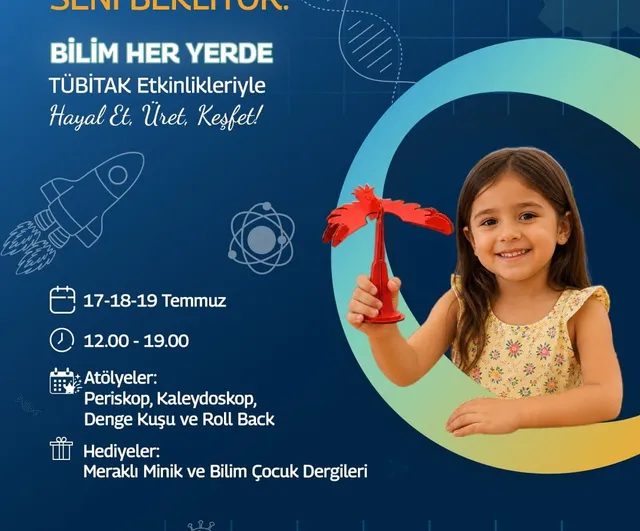 TÜBİTAK bilim her yerde çocuk şenliği Forum Manisa'da