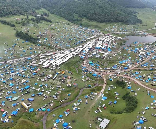 Uluvahta yayla festivali binlerce kişinin katılımıyla gerçekleştirildi