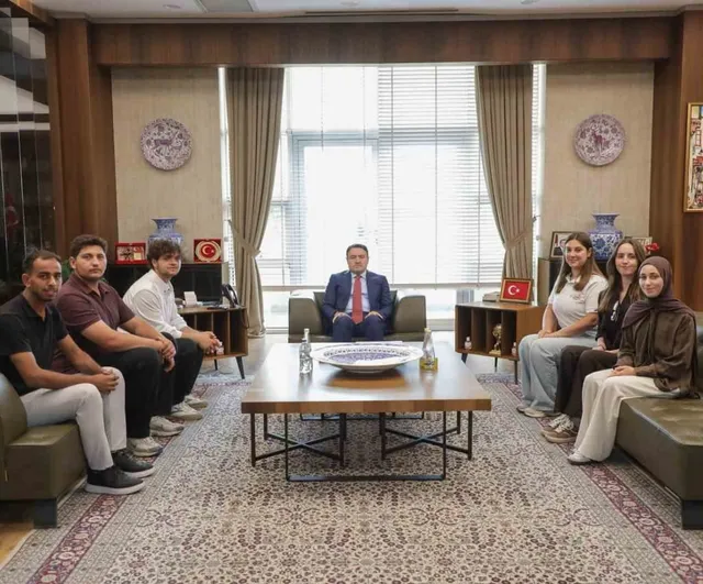 Vali Işın, DUSCART takımını ağırladı