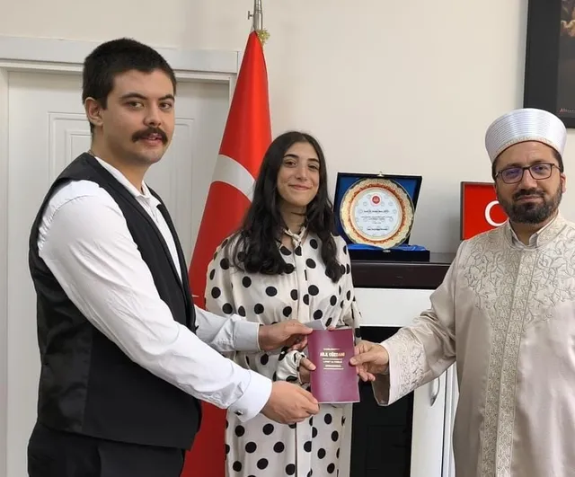 Adıyaman’da dayanışma projesiyle destek alan ilk çiftin nikâhı kıyıldı