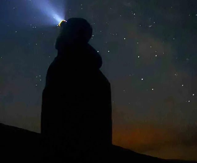Akdağmadeni'nde Nalbant geçidinde Perseid ve Samanyolu'nun görsel buluşması