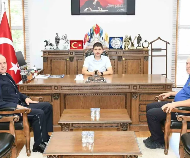 Alaçam'da güvenliğin yeni sorumlusu Ahmet Gün göreve başladı