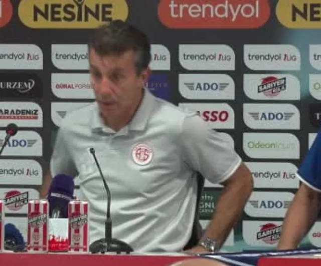 Antalyaspor'da bireysel hatalar sonrası toparlanma sözü