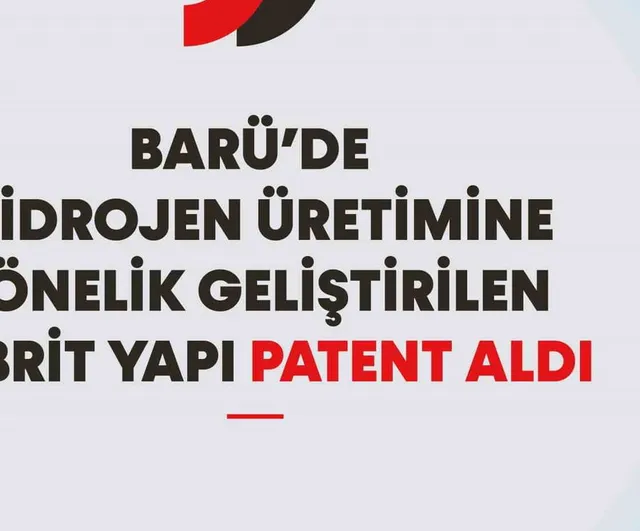 Bartın üniversitesi rutenyum nanoparçacıklı hibrit yapıyla hidrojen üretiminde patent aldı