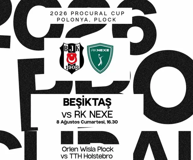 Beşiktaş hentbolu Polck'te hazırlık sınavında