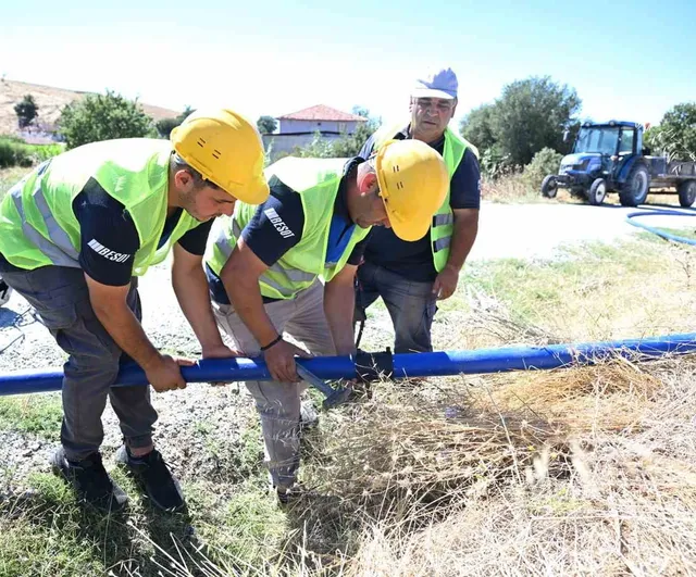 Beypınar'da yıllardır süren su arızalarına veda: isale hattı yenileniyor