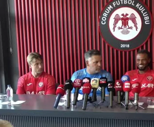 çorum fk galatasaray sınavına hazırlanıyor