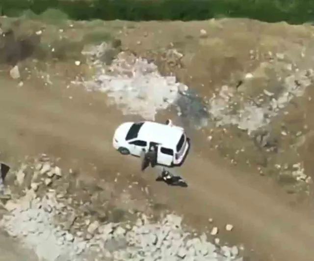Dron destekli operasyonda 1 kilo 906,91 gram esrar ve 80 kök kenevir ele geçirildi