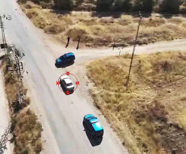 Dron destekli operasyonla aranan hükümlü kıskıvrak yakalandı
