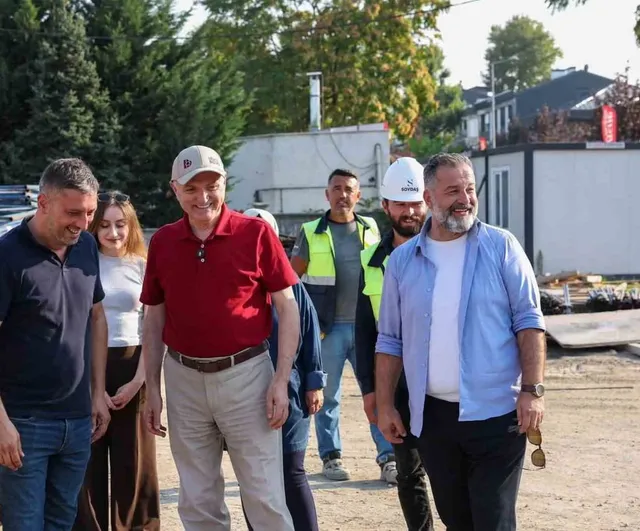 Düzce'de kent meydanı ve spor kampüsünde çalışmalar sona yaklaşıyor