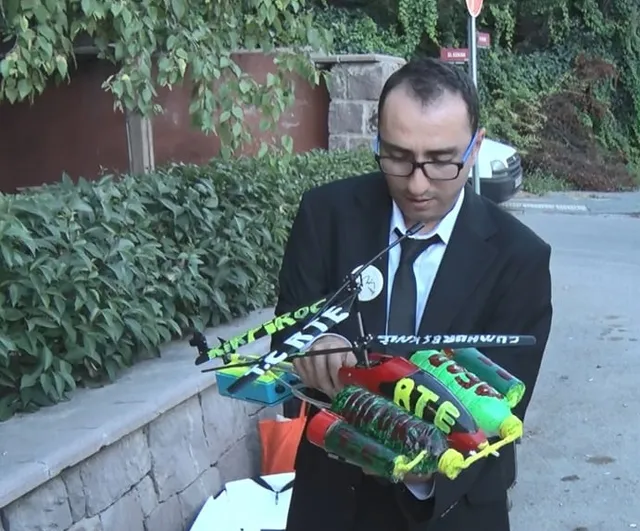 Engelli iki mucit, orman yangınları için insansız helikopter tasarladı