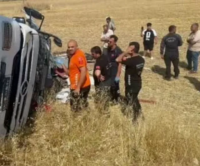 Fren arızası iddiası kovancılar'da kamyonun devrilmesine yol açtı