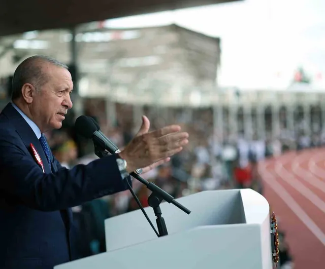 harp okullarında yeni nesil: ordunun gücüne vurgu yapan tören