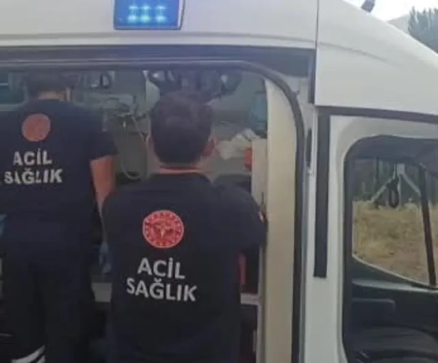 Hastane dönüşünde yoldan çıkan otomobil takla attı