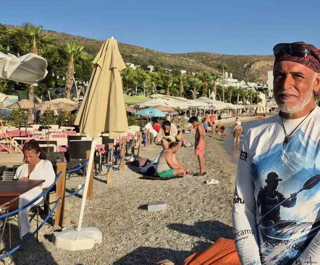 Hayalini kürekle sürdürdü: vefa ve kıyılar şiarıyla 83 günde Bodrum'a ulaştı