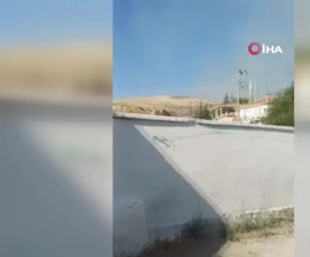 Haymana'da otluk alan yangınına ekip müdahalesi sürüyor