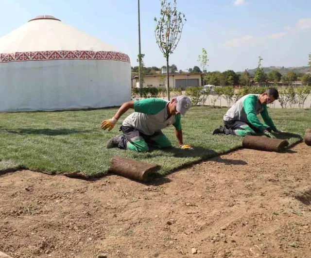 İnegöl’de DOSTUM kamp alanı adım adım tamamlanıyor