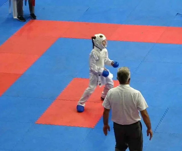 İstanbul'da uluslararası karate şöleni başlarken sporcular kupalar için kıyasıya yarışıyor