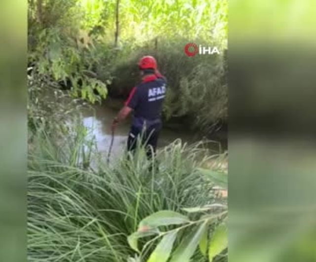 Kanalda bulunan 2 yaşındaki çocuk tedavi altına alındı