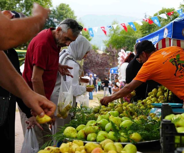 Kartepe’de armut şenliği üreticiyi ve lezzeti öne çıkardı