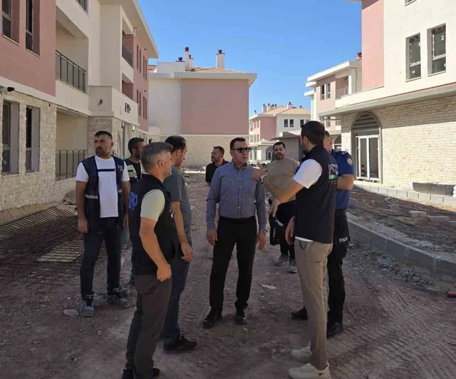 Kaymakam Kadir Algın Gölbaşı rezerv alanındaki projede son durumu yerinde inceledi