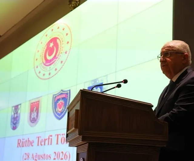 Kazanımları kalıcı kılma hedefi: rütbe töreninde Terörsüz Türkiye vurgusu