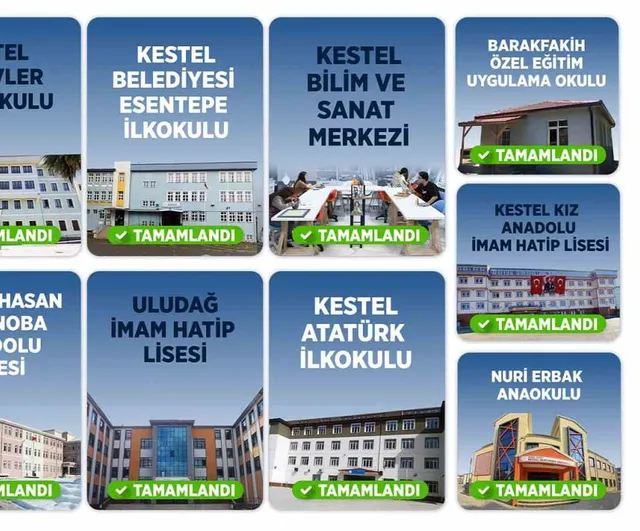 Kestel’de okullar yeni döneme kapsamlı bakımla hazırlanıyor