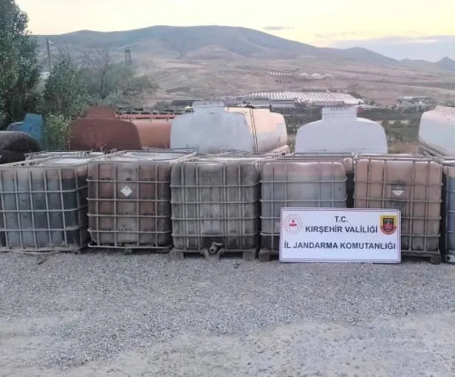 Kırşehir'de atık yağdan kaçak akaryakıt üretirken suçüstü yakalandı