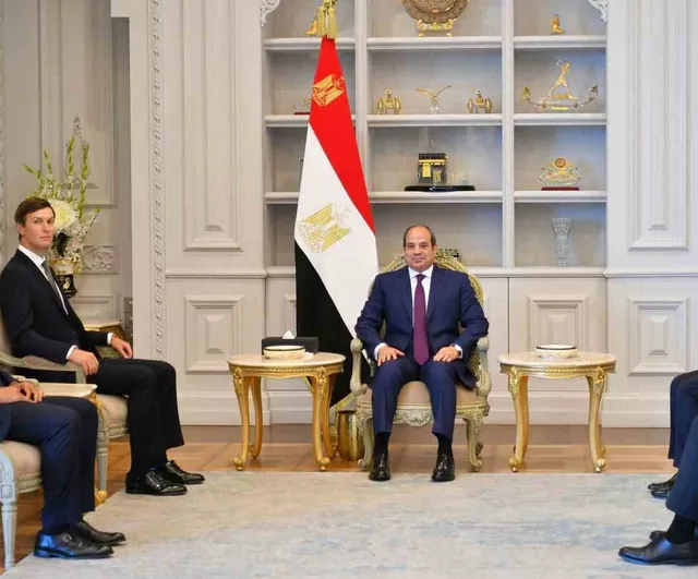 Kushner Mısır'da es-sisi ile gazze ateşkesi ve insani yardım gündemini görüştü