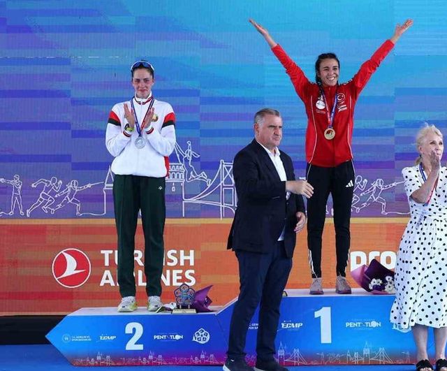Modern pentatlonda tarihe geçen zafer: İlke Özyüksel Avrupa şampiyonu oldu