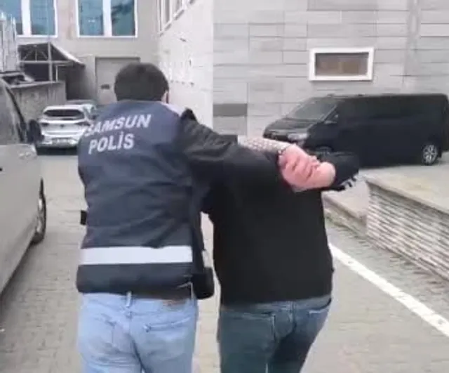 Samsun'da 8 yıl 4 ayla aranan S.C. yakalandı
