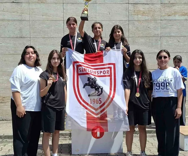 Samsunspor'un yıldız kızları boccede Türkiye şampiyonu