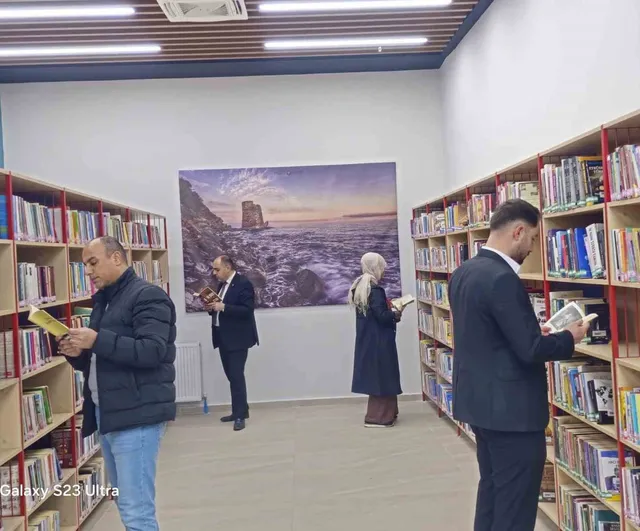 Sason'da kütüphane hareketi: 6 ayda 93 bin 600 kişi kütüphaneyi merkez haline getirdi